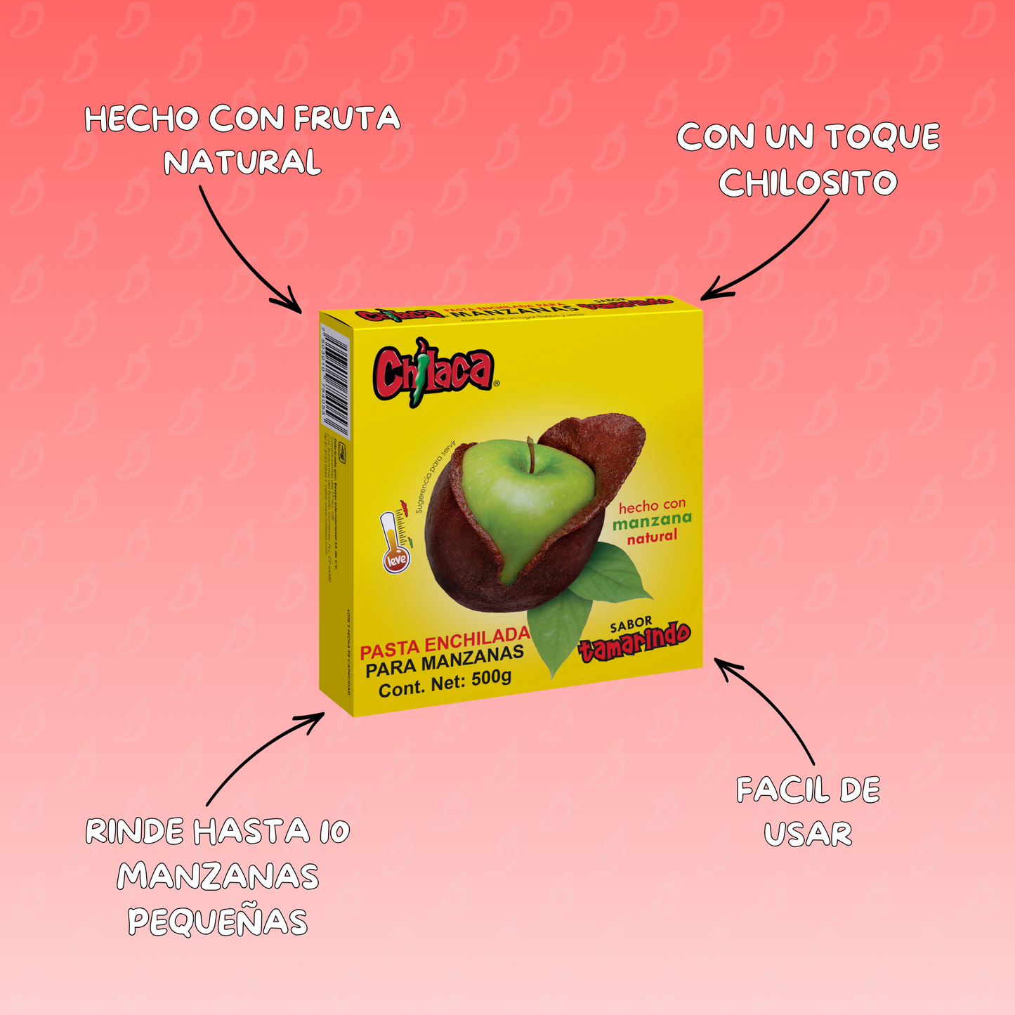 Pasta para Forrar Manzanas sabor Tamarindo