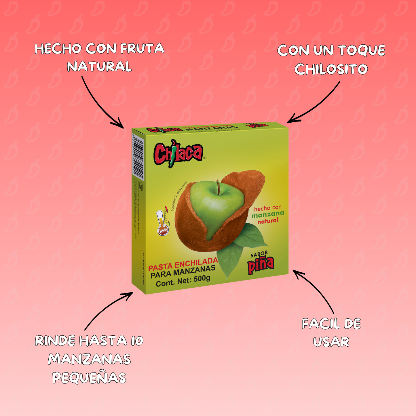 Pasta para Forrar Manzanas sabor Piña