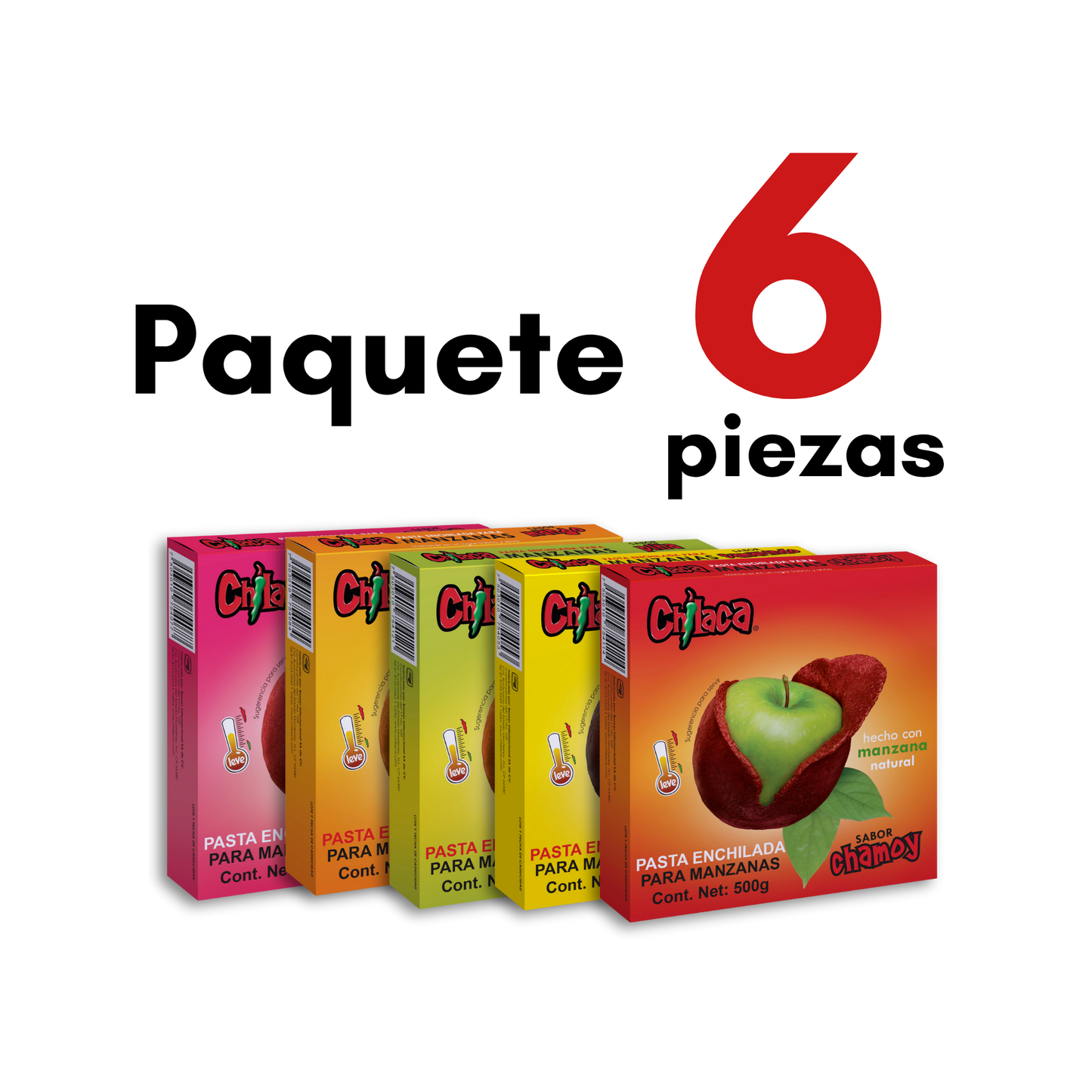 Paquete Pasta 6 Piezas