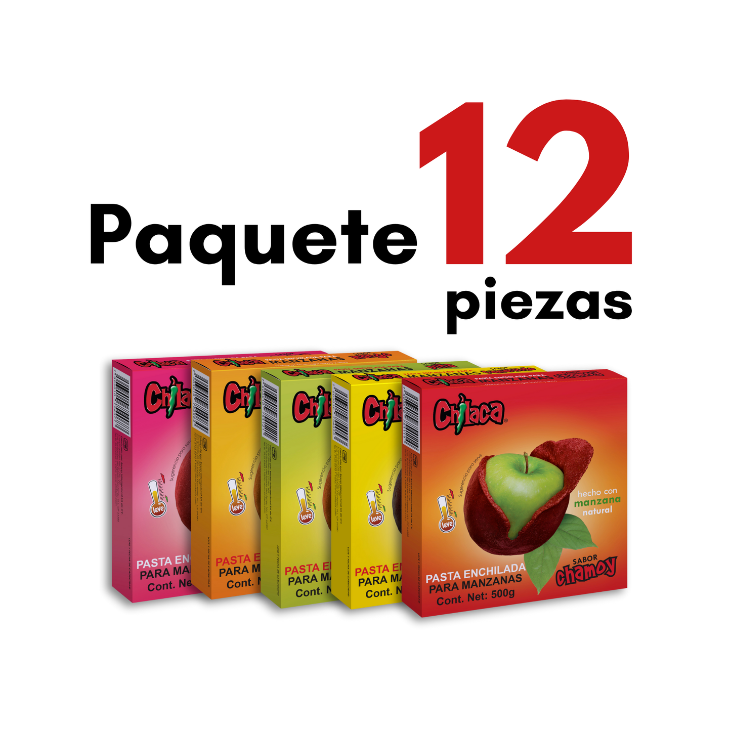 Paquete Pasta 12 Piezas